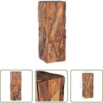 vidaXL Tavolino da salotto - Tavolino da Salotto 30x30x80 cm in Legno Massello di Teak