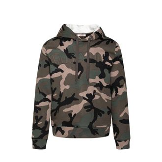 Valentino Valentino Camouflage Pattern Hoodie Sweatshirt