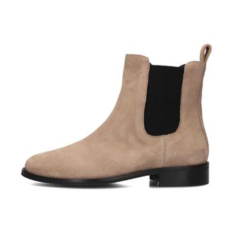 Notre-V Schoenen, Dames, Beige, 41 EU, Su&egrave;de, Taupe Su&egrave;de Enkellaarzen Stijlvol Model