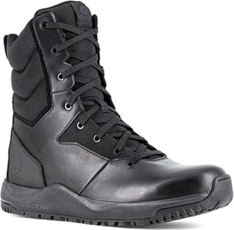 Volcom Mens Volcom Street Shield VM30705 W Black Leather 8 Tactical Work Boots VER871