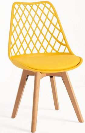 Regalos Miguel Regalos Miguel - Packs Sillas Comedor - Pack 6 Sillas Mima - Amarillo