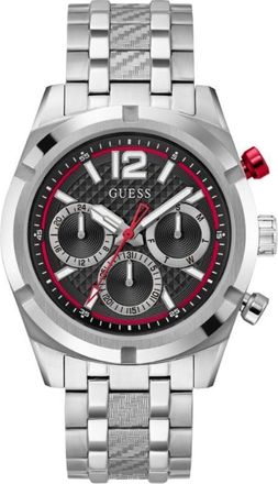 Guess Co stainless steel chronograph 44mm - men - stainless steel - One Size - Black