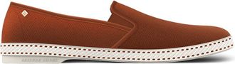 Rivieras Shoes Classic Cotton Canvas Slip-On Loafer in Terracotta at Nordstrom, Size 46