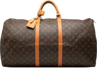 Louis Vuitton Borsa da viaggio Keepall 60 con monogramma 1995 - Marrone
