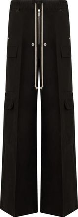 Rick Owens Broeken - Heren - Wijde Broeken - Zwart - 2XL - Broeken
