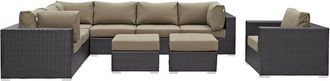 ModWay Convene 9-Piece Outdoor Patio Sectional Set