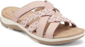 Rockport Sedona Slide Sandal in Light Pink Nubuck at Nordstrom Rack, Size 9.5