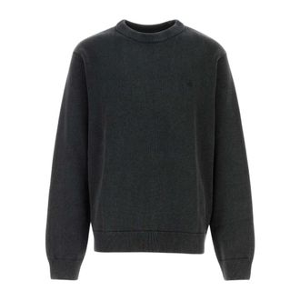 Carhartt Work in Progress Carhartt Wip, Round-neck Knitwear, male, Black, Size: XL Kori Sweater