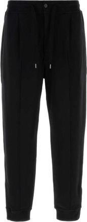 Brunello Cucinelli Black Regular Drawstring Joggers