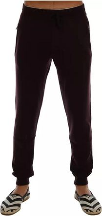 Dolce & Gabbana Kasjmier Gym Rits Sportbroek Paars - Heren - Sweatpants - Paars - M - Kasjmier - Broeken