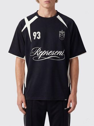 Represent T-shirt in poliestere con logo e profili a contrasto