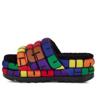 UGG (WMNS) UGG Pride Slide Black Multi 1127076-RLG