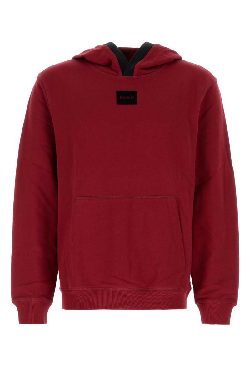 Hugo boss sweatshirt red best sale