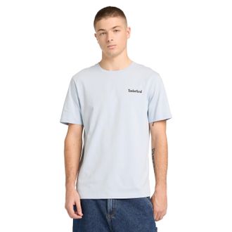 Timberland T-Shirt TIMBERLAND Bear Graphic ShortSleeve Tee, Herren, Gr. XXL, skyway, Obermaterial: 100% Baumwolle, Shirts T-Shirt, bequeme Passform, Kurzarmdesig