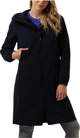 KRAKATAU Dames Regenjas Donkerblauw - Dames - Parka Jassen - Blauw - XS - Nylon - Jassen