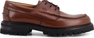 Churchs Veterschoenen met logo detail - Heren - Veterschoenen - Bruin - 41 EU - Leer - Schoenen