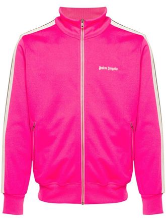 Palm Angels logo-embroidered track jacket - Pink