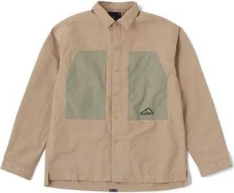 New Balance Lifestyle Shirt Jacket Asia Sizing Khaki Green JMTL2059-HMP