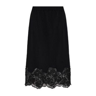 Fabiana Filippi Dames, Rokken, Zwart, Maat: XS Wol