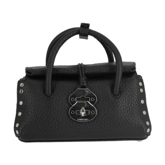 Zanellato Dotta Centauro Baby - Dames - Handtassen - Zwart - ONE Size - Katoen - Tassen