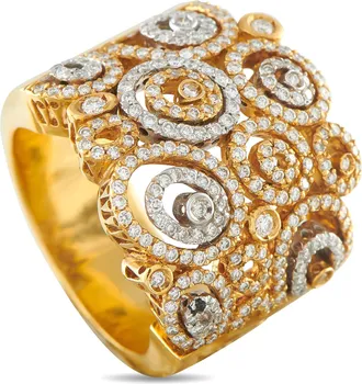 PONTE VECCHIO 18K Yellow Gold 1.50ct Diamond Ring PV16-050426