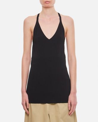 Quira Black VISCOSE DANCER TANK TOP