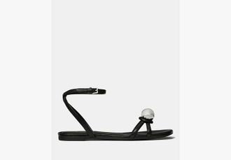 Kate Spade New York Harmony Smooth Leather Flat Sandal