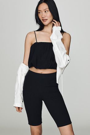 Stateside Gauze Bubble Tank Top