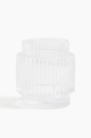H&M Kerzenhalter aus Glas - Weiss