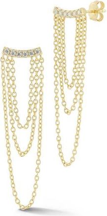 Glaze Jewelry Draped Chain Earrings in Gold at Nordstrom Rack
