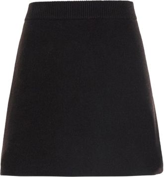 Lisa Yang Clare Rokje - Dames - Korte rokken - Bruin - XS - Kasjmier - Rokken