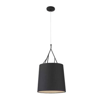 Netlighting Tree 1 Light Ceiling Pendant Black with Shade E27
