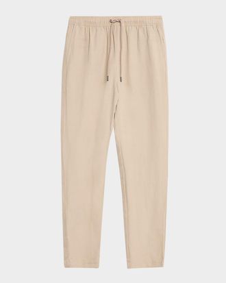 Onia Air Linen-Blend Drawstring Pants