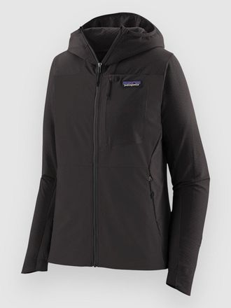 Patagonia R1 Crossstrata Hoody Jacke schwarz