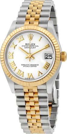 Rolex Datejust 31 White Dial Automatic Ladies Steel and 18kt Yellow Gold Jubilee Watch 278273WRJ