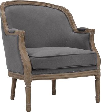 Vente-Unique Sill&oacute;n de lino ALIENOR - Gris