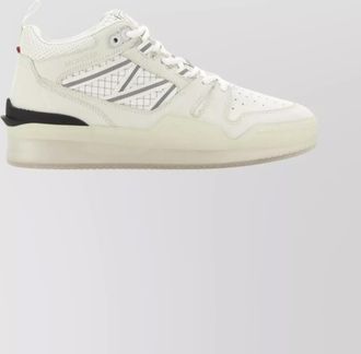 Moncler high top pivot sneakers with rubber sole