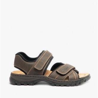 Rieker 25051-27 Mens Sandals Brown - Size UK 9