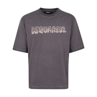 Dsquared2 T-Shirts, male, Brown, S, Brown T-Shirt
