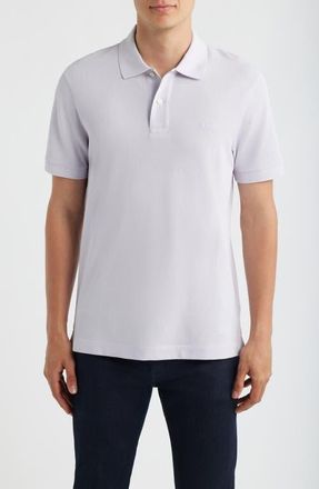 BOSS Pallas Cotton Piqu&eacute; Polo in Light/Pastel Purple at Nordstrom, Size Xx-Large