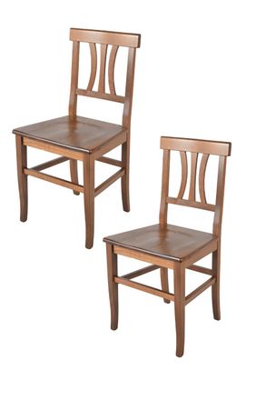 Tommychairs Tommychairs 2 Sillas Artemisia En Haya Nogal Claro Asiento De Madera