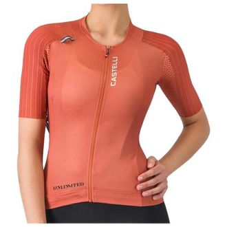 Castelli Unlimited Pro 2 Jersey Velotrikot f&uuml;r Damen | rot