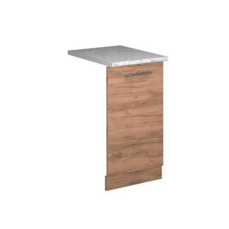 Vicco Panel Frontal Del Lavavajillas Fame-line, Roble Dorado, 45 Cm, Et M&aacute;rmol