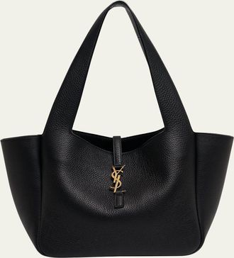 Saint Laurent Le 5 &agrave; 7 Bea Tote Bag in Leather