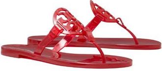 Tory Burch Miller Jelly Flip Flop in Blaze Red at Nordstrom, Size 11