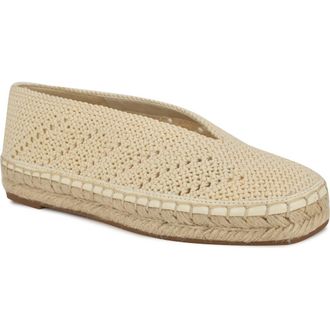 Nine West Rorie Woven Espadrille in Ivory at Nordstrom, Size 8.5