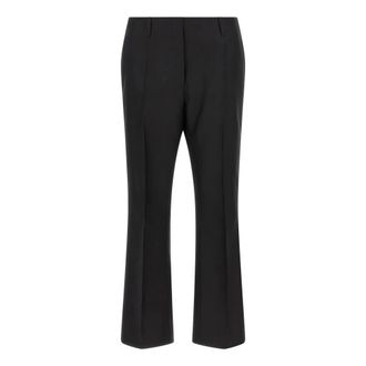 Dries Van Noten Wide Trousers, female, Black, Size: S Paloma Trousers