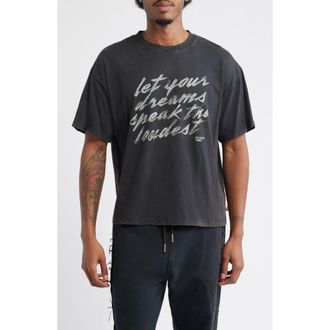 Honor The Gift Dreams Speak Loudest Graphic T-Shirt in Black at Nordstrom Rack, Size Medium