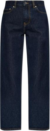 Ganni Wide-leg Jeans - Dames - Regular Fit Jeans - Blauw - W25 L33 - Katoen - Jeans