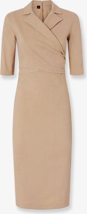 Pinko Vestito Allyson in lino e viscosa stretch - PINKO - gender_Woman